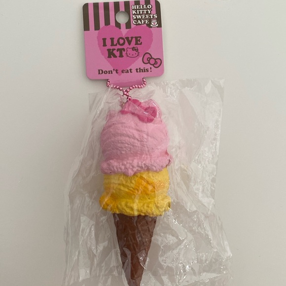 Hello Kitty Other - Hello Kitty ice cream squishy